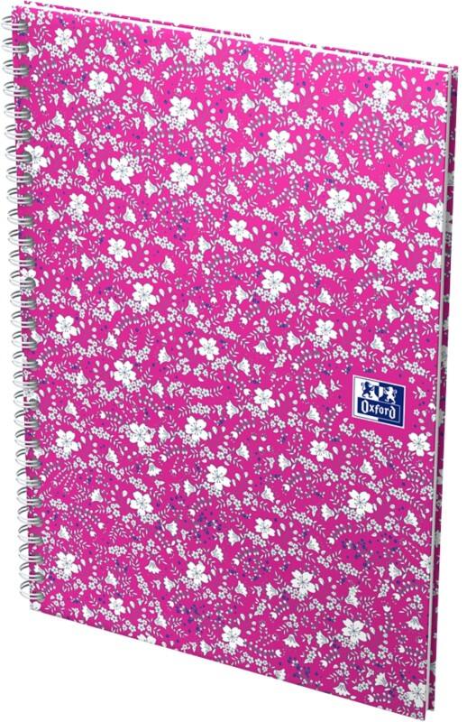Cahier OXFORD A5 Ligné Reliure en spirale Couverture rigide Assortiment 120 Pages 60 Feuilles