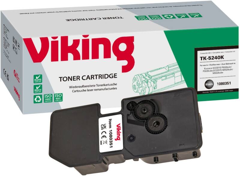 Toner Viking compatible Kyocera TK5240K Noir