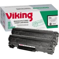 Toner Viking 78A compatible HP CE278AD Noir 2 unités