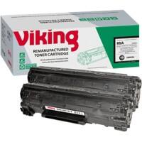 Toner Viking 85A compatible HP 85A CE285AD Noir 2 unités