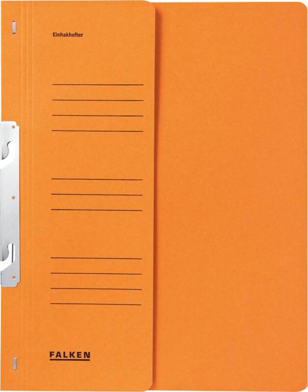 Farde à crochets Falken A4 Orange Manila