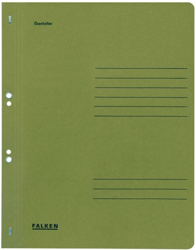 Farde à œillets Falken A4 Vert Carton manila 250 g/m²