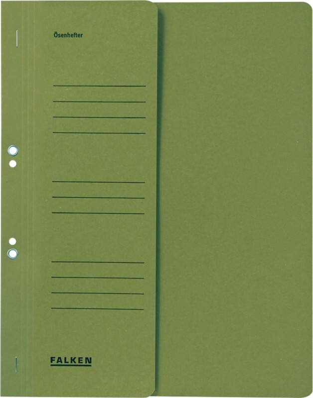 Farde à œillets Falken A4 Vert Carton manila 250 g/m²