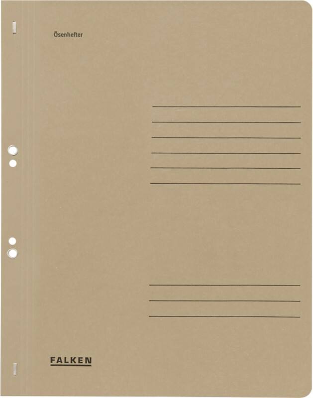 Farde à œillets Falken A4 Gris Carton manila