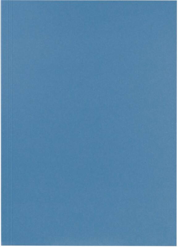 Farde à bord décalé Falken A4 Bleu Manille 250 g/m²