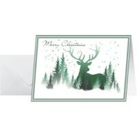 Carte de Noël Sigel motif forêt A6 Assortiment 14,8 x 10,5 cm 25 Unités