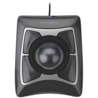 Souris filaire optique Kensington Expert PS-2 USB avec boule de commande Trackball Argenté, noir
