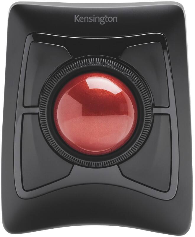 Souris Kensington Souris Expert Sans fil Avec Bluetooth Noir Adapté pour les gauchers