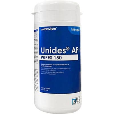 Lingettes désinfectantes Unides® AF 50305 Blanc 150 Unités