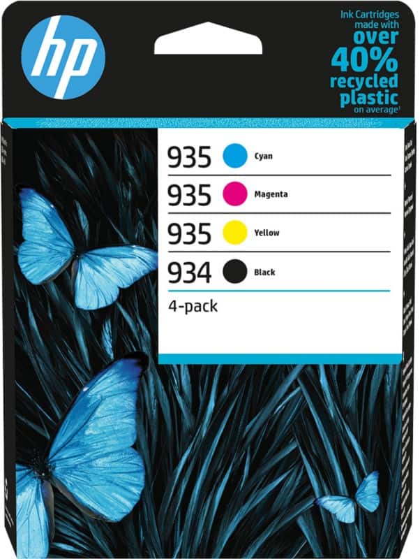 Cartouche jet d'encre HP 934/5 D'origine 6ZC72AE Noir, cyan, magenta, jaune Multipack 4 Unités