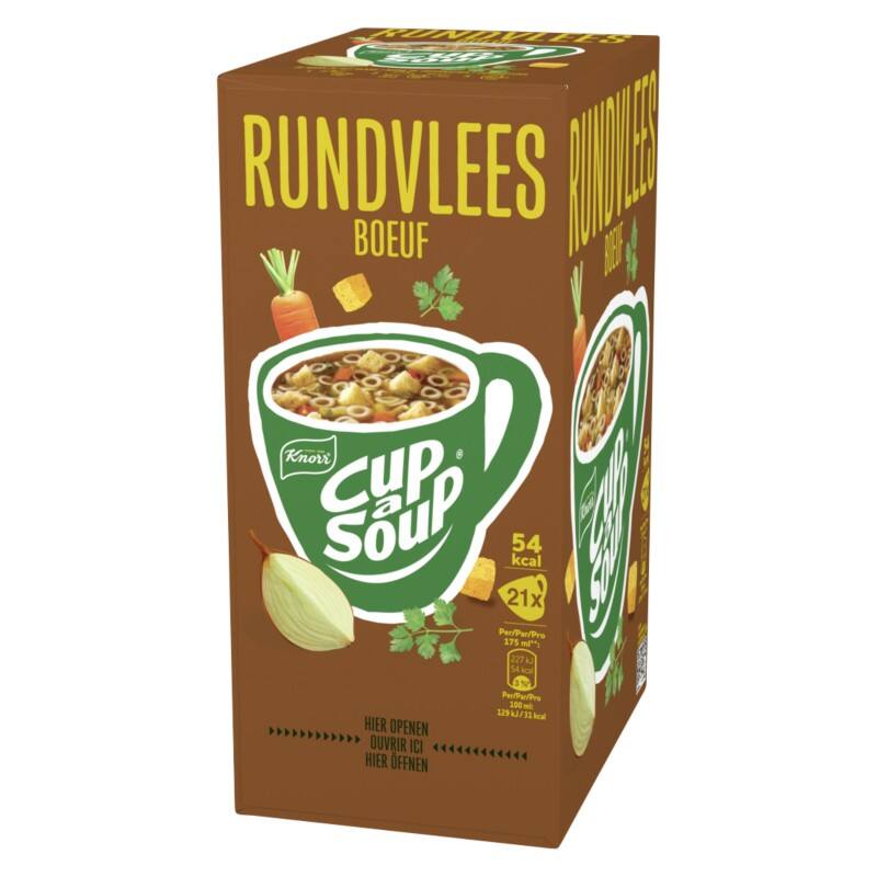 Soupe instantanée Cup-a-Soup Bœuf 21 Unités de 175 ml