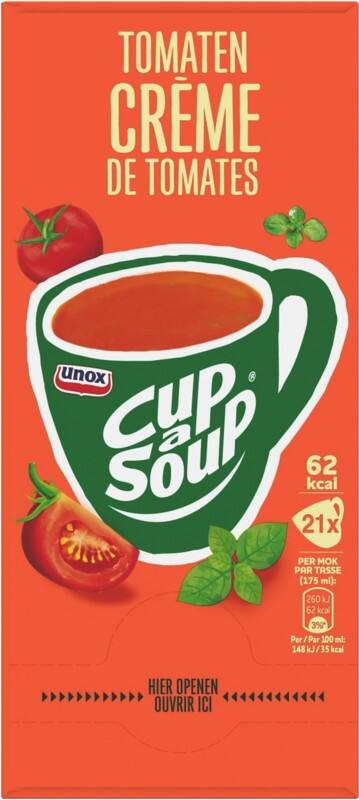 Soupe instantanée Cup-a-Soup Tomate 21 Unités de 175 ml