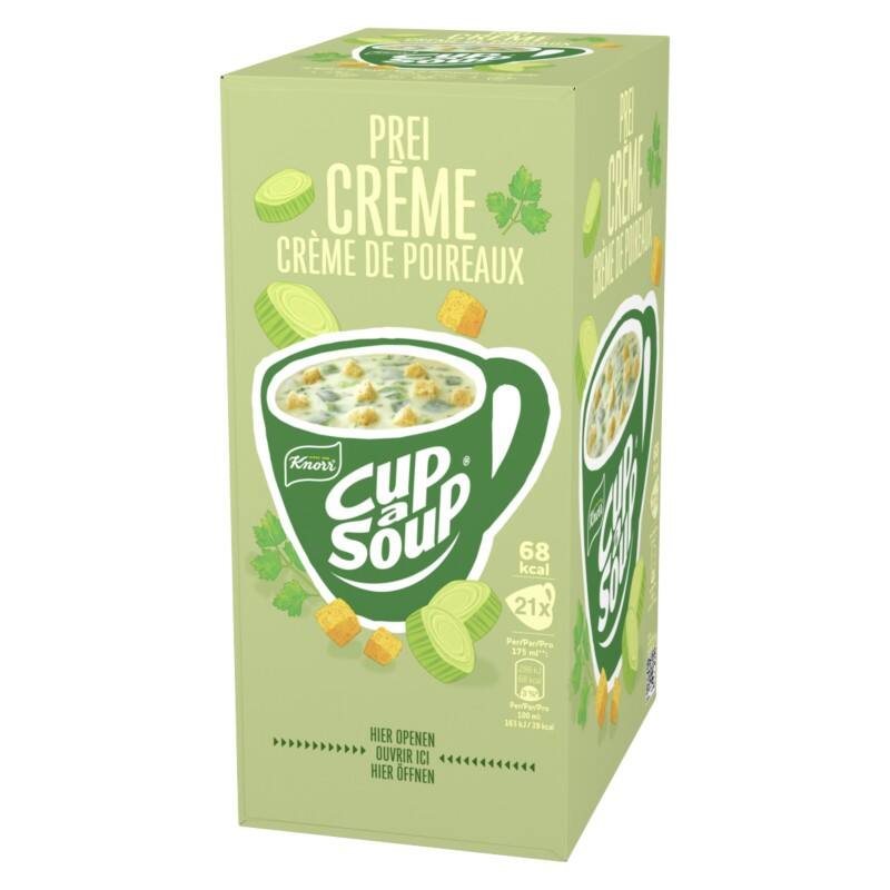Soupe instantanée Cup-a-Soup Crème poireaux 21 unités de 175 ml