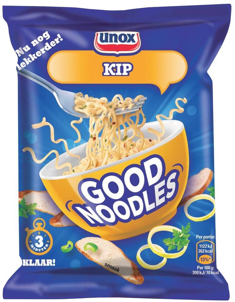 Nouilles UNOX Saveur poulet 11 Unités de 70 g