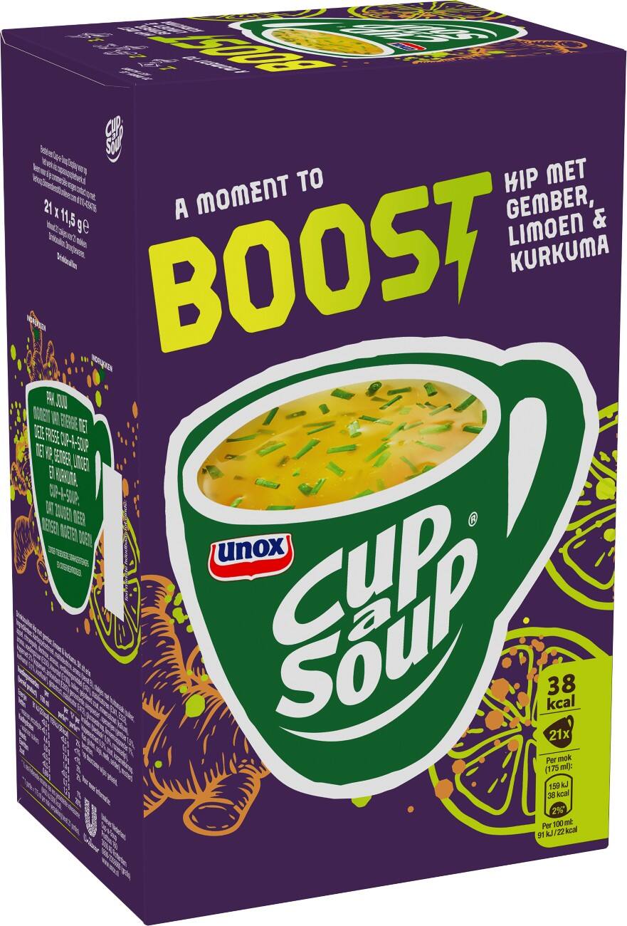 Soupe instantanée Cup-a-Soup Boost Poulet 21 Unités de 175 ml