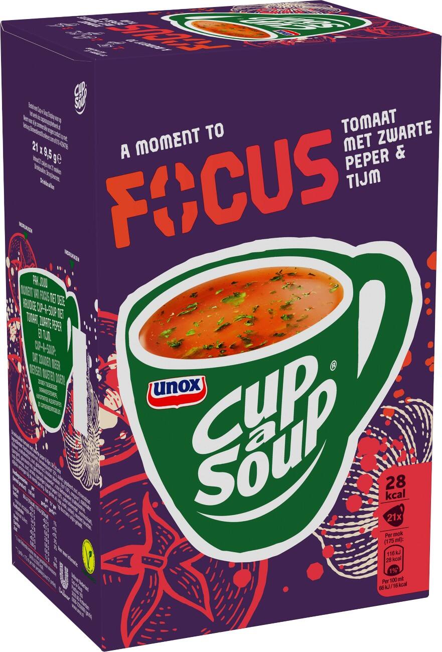 Soupe instantanée Cup-a-Soup Focus Tomate 21 Unités de 175 ml