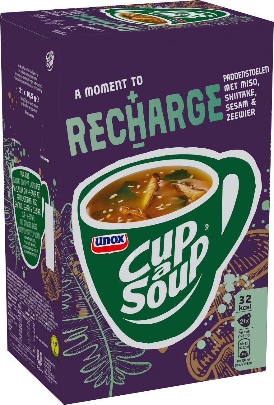 Soupe instantanée Cup-a-Soup Recharge Champignons 21 Unités de 175 ml