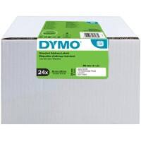 Étiquettes d'adresse LW Dymo S0722360 Blanc 28 x 89 mm 24 rouleaux de 130 Étiquettes