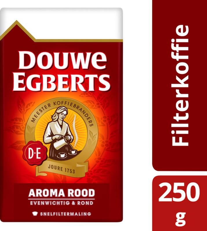 Café moulu Douwe Egberts Aroma Red 250 g