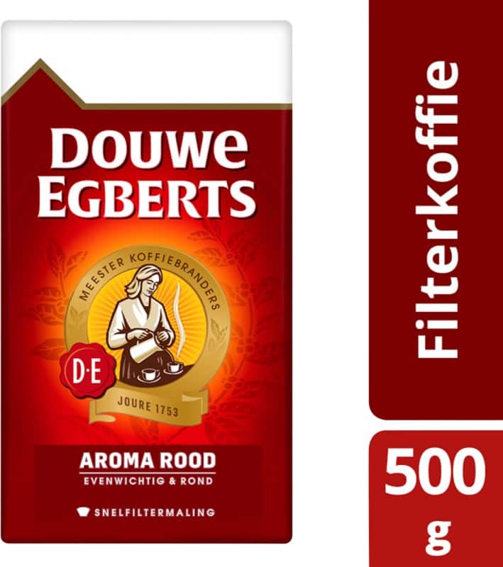 Café moulu Douwe Egberts Aroma Red 500 g