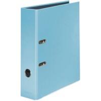 Classeur à levier Falken PastellColour 15062630 A4 80 mm Bleu 2 anneaux Carton