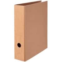 Classeur à levier Falken Pure 15072660 A4 80 mm Brun 2 anneaux Carton