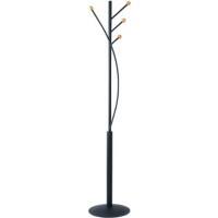 Portemanteau Maul 4 Crochets Noir, hêtre