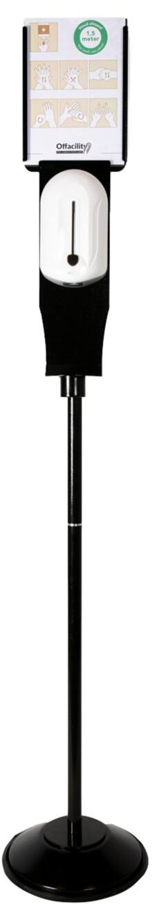 Distributeur de savon pour les mains Sanc contact 150 cm 1 L Blanc, noir