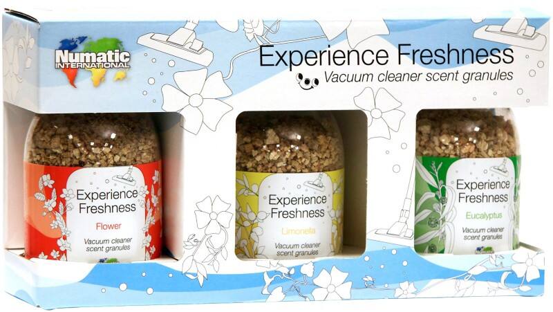 Granulés de parfum Numatic Experience Freshness Assortiment 3 unités de 250 g