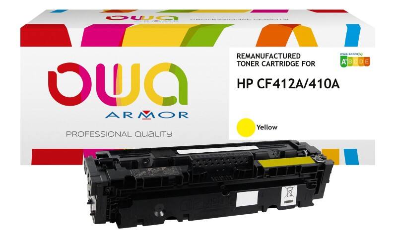 Toner OWA Compatible HP 410A CF412A Jaune