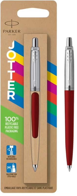 Stylo à bille Parker Jotter Bleu Moyenne Rechargeable