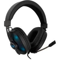 Casque de gaming ewent RGB Play PL3321 Serre tête USB et 2 x connecteur 3.5 mm Avec microphone Noir