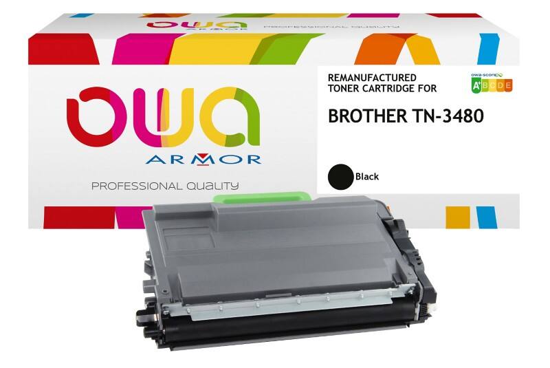 Toner OWA K15964OW Compatible Brother TN-3480 Noir