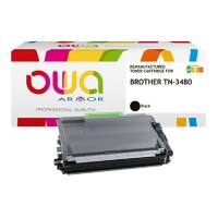 Toner OWA Compatible Brother TN-3480 K15964OW Noir