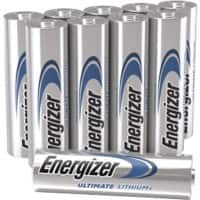 Piles Energizer Ultimate Lithium AA Lithium (Li) 1.5 V 10 Unités