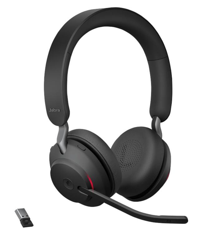 Casque pour téléphone Jabra Evolve2 65 Sans fil Bluetooth, USB Avec Microphone Stéréo Noir