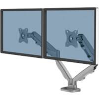 Double bras de moniteur Fellowes Eppa Réglable en hauteur 480 x 1 000 X 560 mm 39'’ Argenté