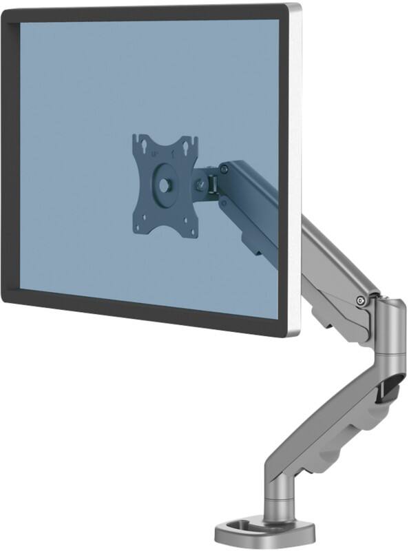 Bras de moniteur Fellowes Eppa Réglable en hauteur 480 x 117 X 575 mm 39'’ Argenté