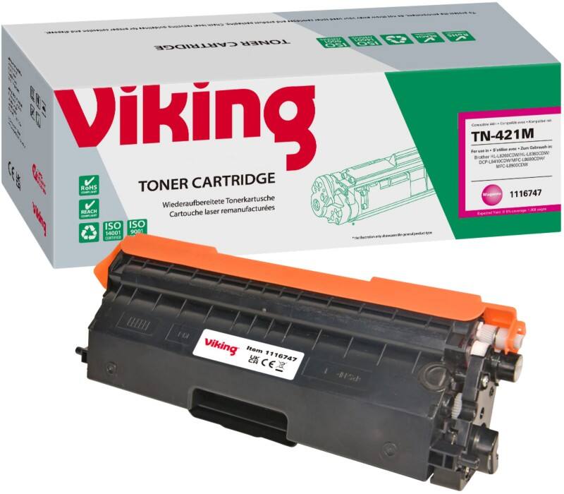 Toner Viking compatible Brother TN421M Magenta