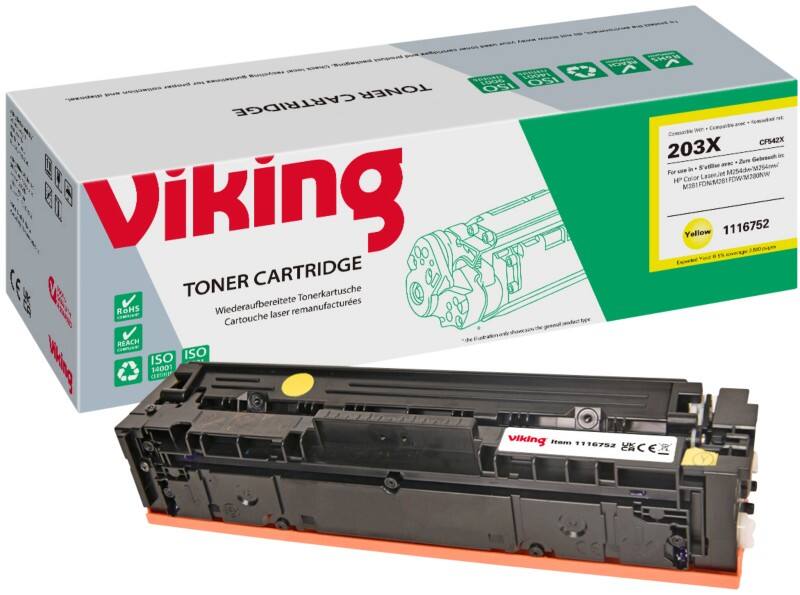 Toner Viking 203X compatible HP Laserjet 203X Jaune