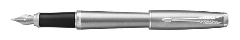 Stylo-plume Parker Urban Non rétractable - Moyen Argenté métallisé