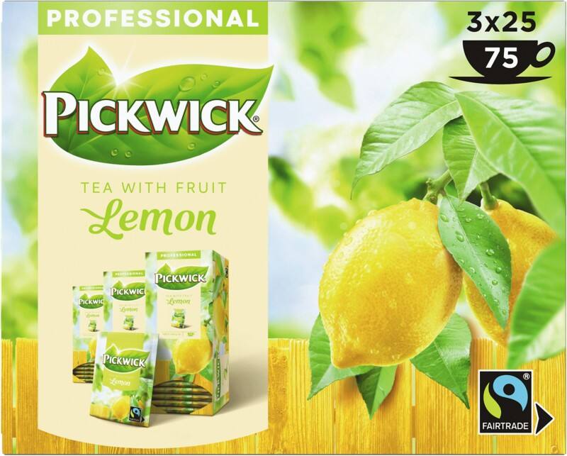 Sachets de thé Citron Pickwick 25 Unités de 1.5 g