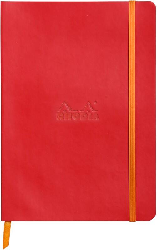 Cahier Rhodia A5 Ligné Sans perforation Rouge