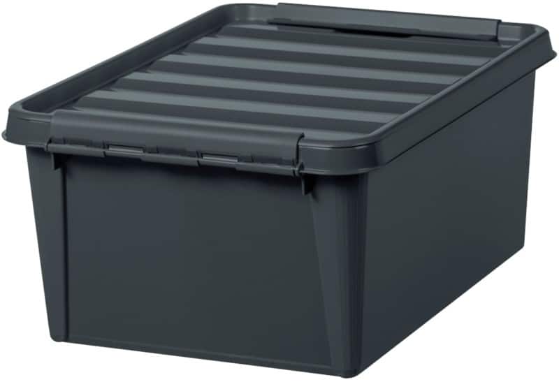 Boîte de rangement SmartStore Plastique Recycled 14 L Avec couvercle Gris 30 x 40 x 18 cm