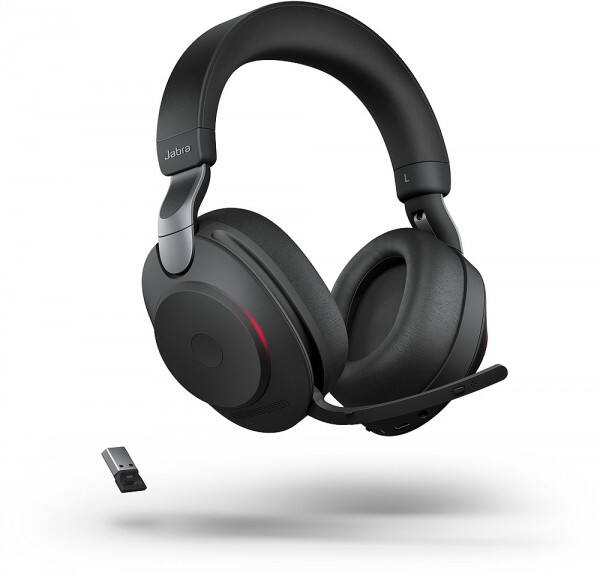 Micro casque Jabra Evolve2 Avec fil / Sans fil Supra-auriculaire Bluetooth 3,5 mm Jack Avec Bluetooth Réduction de bruit active Avec microphone Stéréo 85
