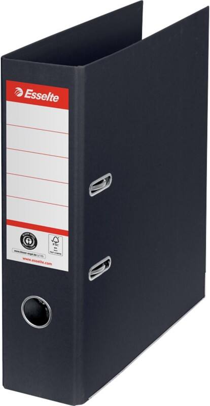 Classeur à levier Esselte Large No,1 Power A4 75 mm Noir 2 Anneaux 627569 Carton Portrait