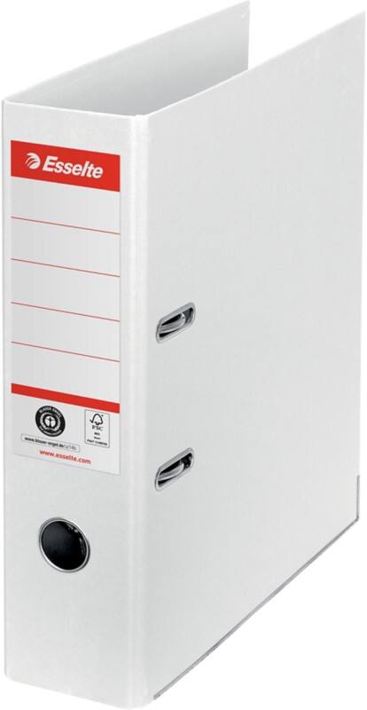 Classeur à levier Esselte Large No,1 Power A4 75 mm Blanc 2 Anneaux 627570 Carton Portrait
