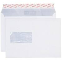 Enveloppes Elco Premium Avec fenêtre C5 229 (l) x 162 (h) mm Bande adhésive Blanc 100 g/m² 500 Unités