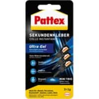 Colle Pattex Permanente Ultra Gel PSMG3 3 unités de 1 g