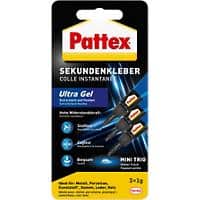 Colle Pattex Permanente Ultra Gel PSMG3 3 unités de 1 g